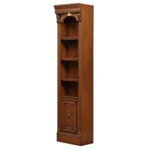 Starlight Canyon Home Antique Vintage Pecan 21 in. Open Top Bookcase with Traditional English Library Style, Assembly Required, Classic Storage Solution