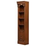 Starlight Canyon Home Antique Vintage Pecan 21 in. Open Top Bookcase with Traditional English Library Style, Assembly Required, Classic Storage Solution