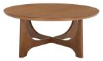 SAFAVIEH Couture Collection Sasha Contemporary Medium Oak Round Coffee Table