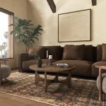 SAFAVIEH Couture Collection Sasha Contemporary Medium Oak Round Coffee Table