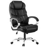 Ergonomic High Back Swivel Office Chair - Black
