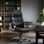 Ergonomic High Back Swivel Office Chair - Black