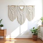 Large Boho Macrame Wall Hanging Decor 43"x32
