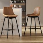 VASAGLE Set of 2 Stylish Bar Stools
