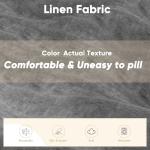 Furniwell 119" Modular Couch 3-Seat Sofa with Reversible Ottoman, Cloud Couch L Shaped Sofa with Deep Seat, Chenille Sectional Couches for Living Room