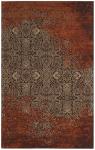 SAFAVIEH Classic Vintage Collection Area Rug - 5' x 8', Rust & Brown, Distressed Design, Non-Shedding & Easy Care, Ideal for High Traffic Areas in Living Room, Bedroom (CLV224A)