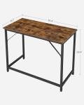 VASAGLE ALINRU 39.4-Inch Rustic Computer Desk