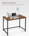 VASAGLE ALINRU 39.4-Inch Rustic Computer Desk