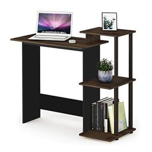 Furinno Compact Home Laptop Desk with Square Shelves