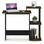 Furinno Compact Home Laptop Desk with Square Shelves