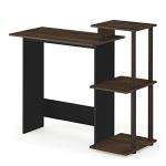 Furinno Compact Home Laptop Desk with Square Shelves