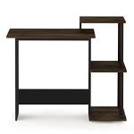 Furinno Compact Home Laptop Desk with Square Shelves