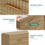 YITAHOME 6-Drawer Dresser with Built-in Power Outlet, Wood TV Stand with 6 Large Drawers and Bar Handles, White Dresser Chest of Drawers for Living Room, Hallway, Entryway