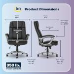 Serta Big & Tall Faux Leather Executive Chair