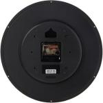 Seiko 12" Black Framed Luminous Numbered Wall Clock