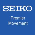 Seiko 12" Black Framed Luminous Numbered Wall Clock