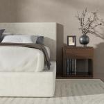 RECCI AirFrame Queen Bed Frame with Headboard, Cloud Upholstered Platform Bed Frame, 5 Inch Foam Cushioned, No Box Spring, Easy Assembly(Beige Chenille)