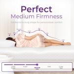 GAESTE 8 Inch Full Cooling Gel Memory Foam Mattress for Cool Sleep Medium Firm CertiPUR-US Certified Foam, Mattress in a Box Pressure Relief Removable Cover No Fiberglass (Full, 8 in)