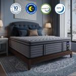 Full Mattress 12 Inch, Hotel Luxury Hybrid Full Size Mattress In A Box, Extra Enhanced Support, Relieve Back & Waist Pain, Cooling Sleep, Fiberglass-Free, CertiPUR-US, 365-Night Trial, Medium Firm