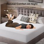 Novilla King Mattress 14 Inch, King Size Memory Foam Mattress for Pressure Relief & Supportive Comfort, Cool Refreshing Sleep Mattress in a Box, CertiPUR-US Certified, Medium Firm