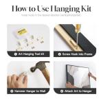 Framed Forest Landscape Wall Art, Horizontal Nature Sunset Canvas Artwork for Walls, Wilderness Scenery Photography Picture, Green Peaceful Print for Living Room Bedroom Office Wall Decor, 24x36 Inch