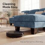 JUMMICO Sectional Couch with Double Chaise, U-Shaped Sofa with Removable & Washable Cushion Covers, 4 Seat Sofa Couches for Living Room, Apartment (Chenille, Blue)