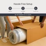 Signature Design by Ashley Chime 12 Inch Hybrid Full Mattress, Memory Foam Mattresses with Lumbar Support, High-Density Foam & Pocketed Coils for Comfort & Back Support, Mattress in a Box, Full Size