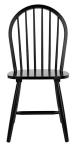 SAFAVIEH Home Collection – Camden Set of 2 Black Windsor Farmhouse Dining Chairs, Spindle Back Solid Wood Chairs, Americana Style Seating (DCH8501A-SET2)