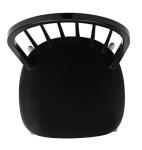 SAFAVIEH Home Collection – Camden Set of 2 Black Windsor Farmhouse Dining Chairs, Spindle Back Solid Wood Chairs, Americana Style Seating (DCH8501A-SET2)