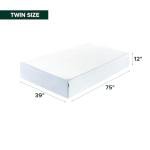 Zinus 12 Inch Green Tea Cooling Memory Foam Mattress [New Version], Twin, Fiberglass Free, Medium Firmness, Cooling Gel Foam, Certified Safe Foams & Fabric, Mattress in A Box