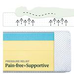 Zinus 12 Inch Green Tea Cooling Memory Foam Mattress [New Version], Twin, Fiberglass Free, Medium Firmness, Cooling Gel Foam, Certified Safe Foams & Fabric, Mattress in A Box