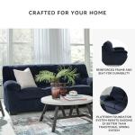 Signature Design by Ashley SimpleJoy Contemporary Sofa for Living Room, Blue