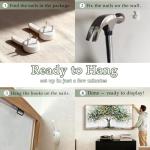 imjiayu Tree of Life Wall Art, Large Framed Wall Art, Floral Wall Decor, Nature Flower Tree Prints, Modern Abstract Art Picture, Nordic Paintings for Living Room Bedroom Kitchen Home Office 20"x40"