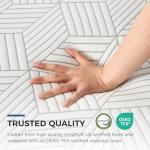 FATHOM Firm Queen Mattress 10 Inch Memory Foam Mattress Queen Size Bed in a Box for Back Pain Relief and Cool Sleep with Gel Foam and Removeable Fiberglass Free Cover, CertiPUR-US Certified