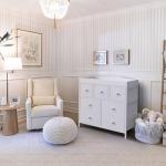 BOLUO Changing Table Dresser with Storage, Baby Dresser with Changing Table Top Diaper Changing Station with 7 Fabric Drawers for Nursery Modern