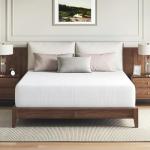 Novilla Queen Size Mattress, 14 inch Gel Memory Foam Mattress, Queen Mattresses for Cooling Night Sleep & Pressure Relief, CertiPUR-US Certified, White