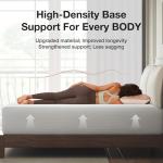 Novilla Queen Size Mattress, 14 inch Gel Memory Foam Mattress, Queen Mattresses for Cooling Night Sleep & Pressure Relief, CertiPUR-US Certified, White