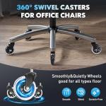 MALOL Ergonomic High-Back Executive Office Chairs, Heavy Duty Home Computer Chair with Lumbar Support, Flip-Up Arms, and PU Leather Upholstery, Black