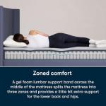 Serta Five Star Mattress Tranquility 8-Inch Medium – Full– Zoned Lumbar Support, Cooling Foam, Pressure Relief – Bed-in-a-Box –100 Night Trial, 10-Year Limited Warranty