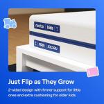 Nectar Kids Twin Mattress 8” - 2-Sided Design for Growing Children - Pressure Relieving Memory Foam - Fiberglass Free - 365 Night Trial - Mattress in a Box
