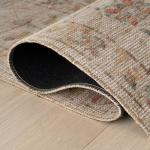 Dash & Albert Norella Tan/Multicolor, 5' x 8', Floral, Soft and Cozy, High Traffic, Stain Resistant, Easy Clean, Durable Area Rug for Bedroom, Living Room, Dining, Den, Foyer, Entryway