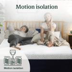 Zinus 12 Inch Queen Cooling Comfort Hybrid Mattress [New Version], Fiberglass Free, Medium Firm Feel, Motion Isolation, Certified Safe Foams & Fabric