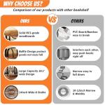 Aheaplus 6 Tier Rotating Bookshelf Tower, Revolving Bookcase, 360° Round Spinning Book Shelf, Narrow Swivel Bookshelves Vertical Turning Corner Bookshelf Organizer for Small Space, Rustic Brown