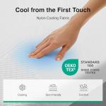 Novilla Bliss Cooling Queen Size Mattress, 12 Inch Gel-Infused Memory Foam Mattress Queen Size in a Box with Cool-Touch Nylon Cover, Pressure Relief & Body Support with CertiPUR-US Certified Foam