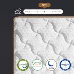 Firm Queen Mattress 14 Inch, Luxury Hotel Cooling Queen Size Hybrid Mattress in a Box, 7-Zones Individual Pocket Spring, Extra Hip/Shoulder/Lumbar Support, Fiberglass-Free, 365-Night Trial,CertiPUR-US