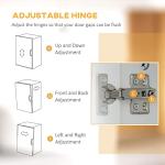 HOMCOM 63.5 Inches Freestanding Kitchen Pantry, 4-Door Buffet Cabinet with Hutch, Coffee Bar Storage Cabinet with Adjustable Shelves, White