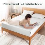 Zinus 10 Inch Queen Green Tea Memory Foam Mattress [New Version], Fiberglass Free, Medium Firm Feel, Zoned Pressure Relief, Certified Safe Foams & Fabric, Mattress in A Box