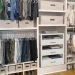 BOLUO Closet Drawers White 3 Drawer Dresser for Closet Organizers and Storage Bedroom Dorm Modern