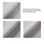 NTYUNRR Queen Size Upholstered Platform Bed Frame, 54" High Headboard Carmen Wingback Bed, Fully Upholstered Mattress Foundation, No Box Spring Needed No Noise, Minimalist, Textured Ivory