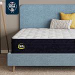 Serta Classic Clarks Hill 2.0, Plush Euro Top 12.5" Queen Mattress, Zoned Support, Cooling, Breathable and Pressure Relieving - 100 Night Trial, CertiPUR-US Certified